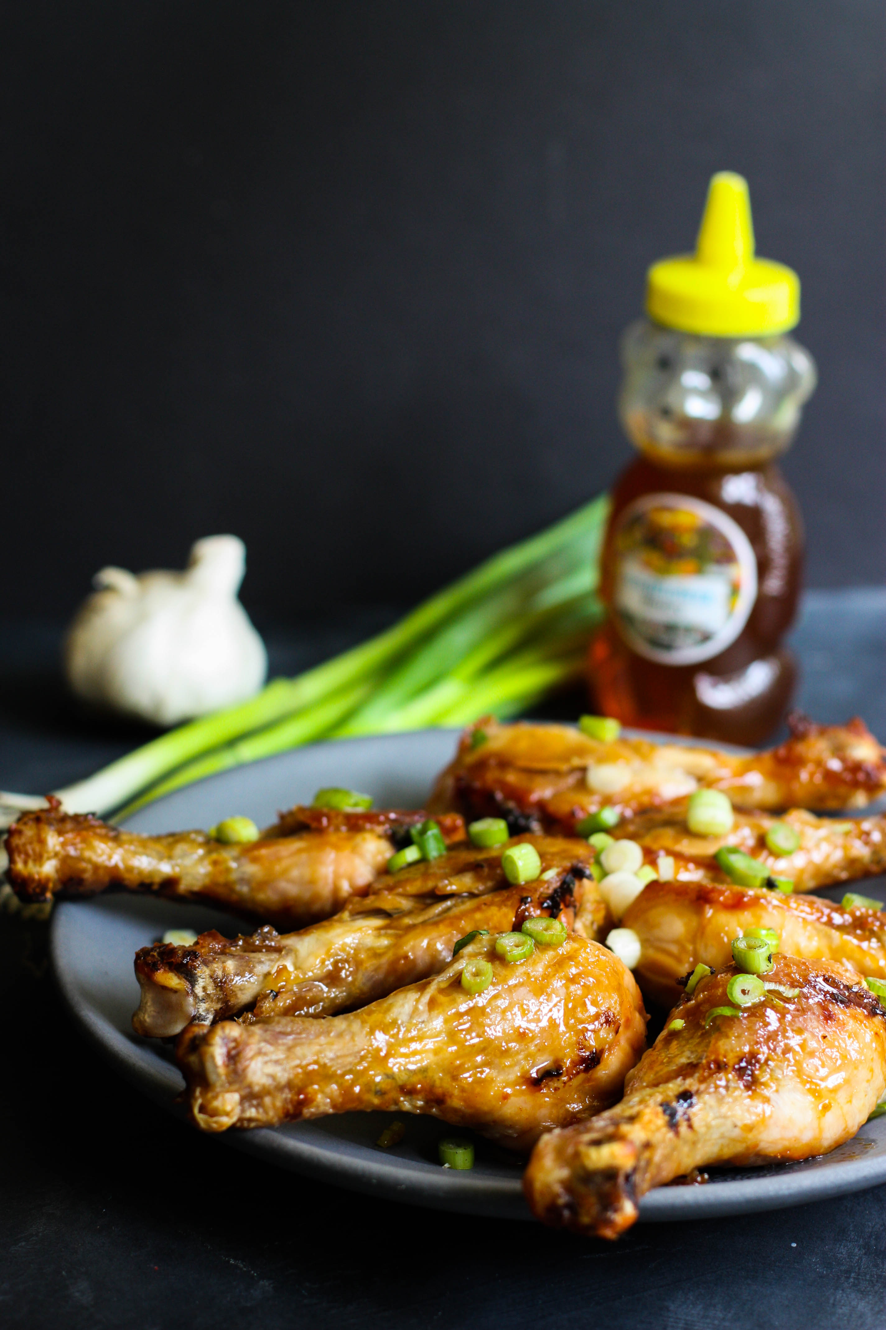 Oven Fried Honey Sriracha Chicken Drumsticks